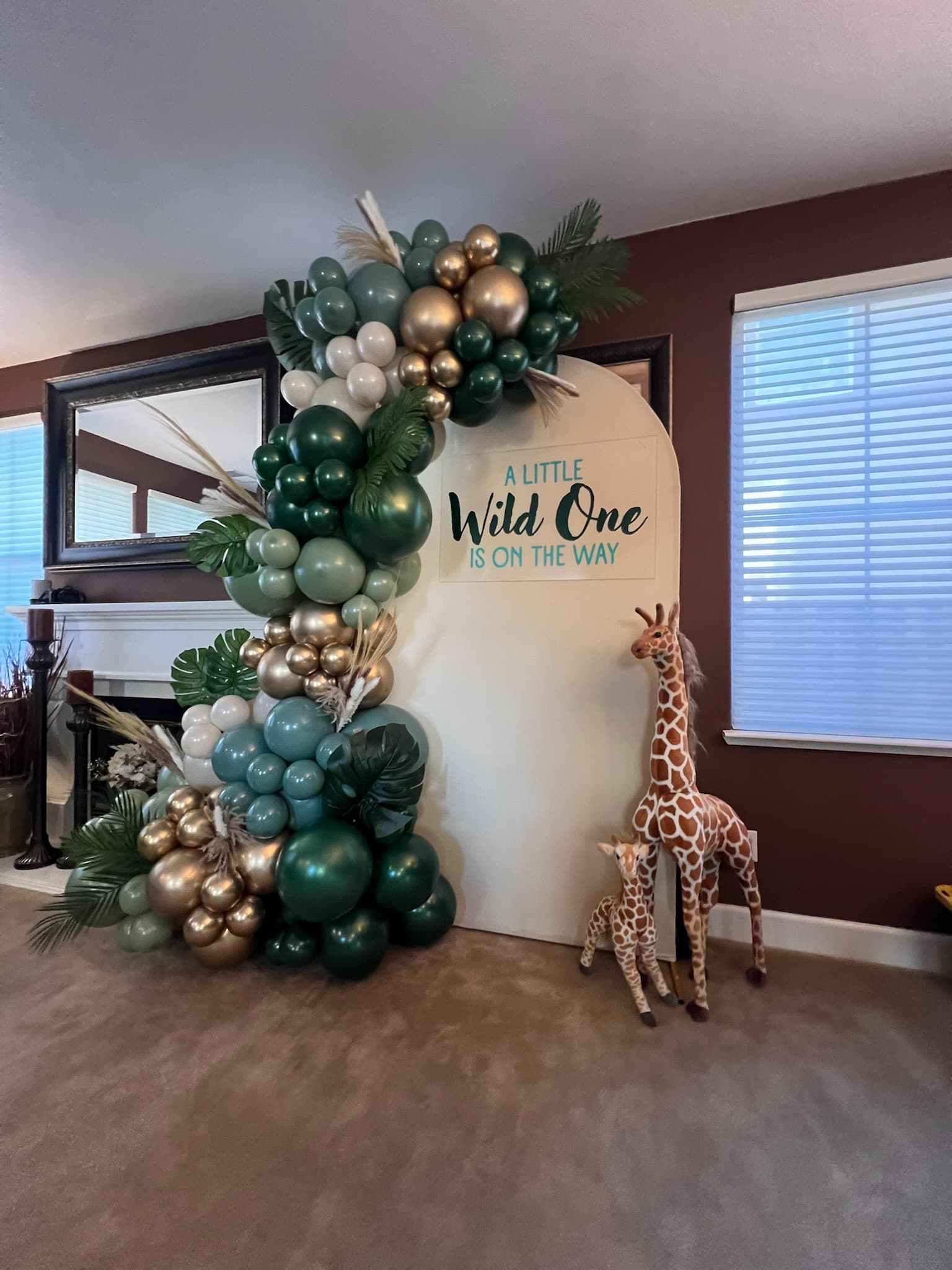 Bespoke entrance balloon decorations